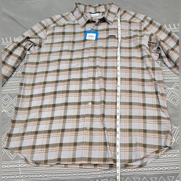 Columbia Men's Cornell Woods Flannel Plaid Longsleeve Size XL - Picture 5 of 7
